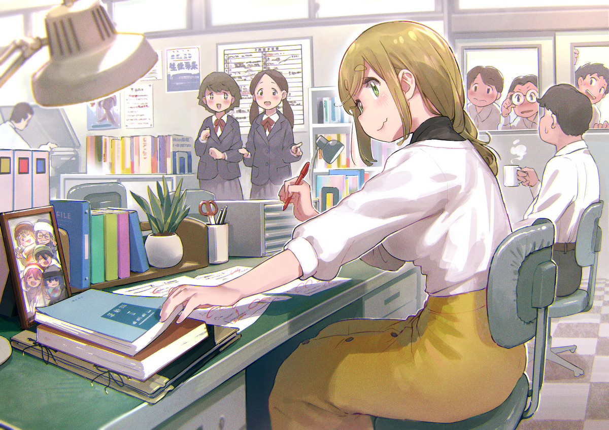 This is a pixiv picture whose title is 犬山先生.