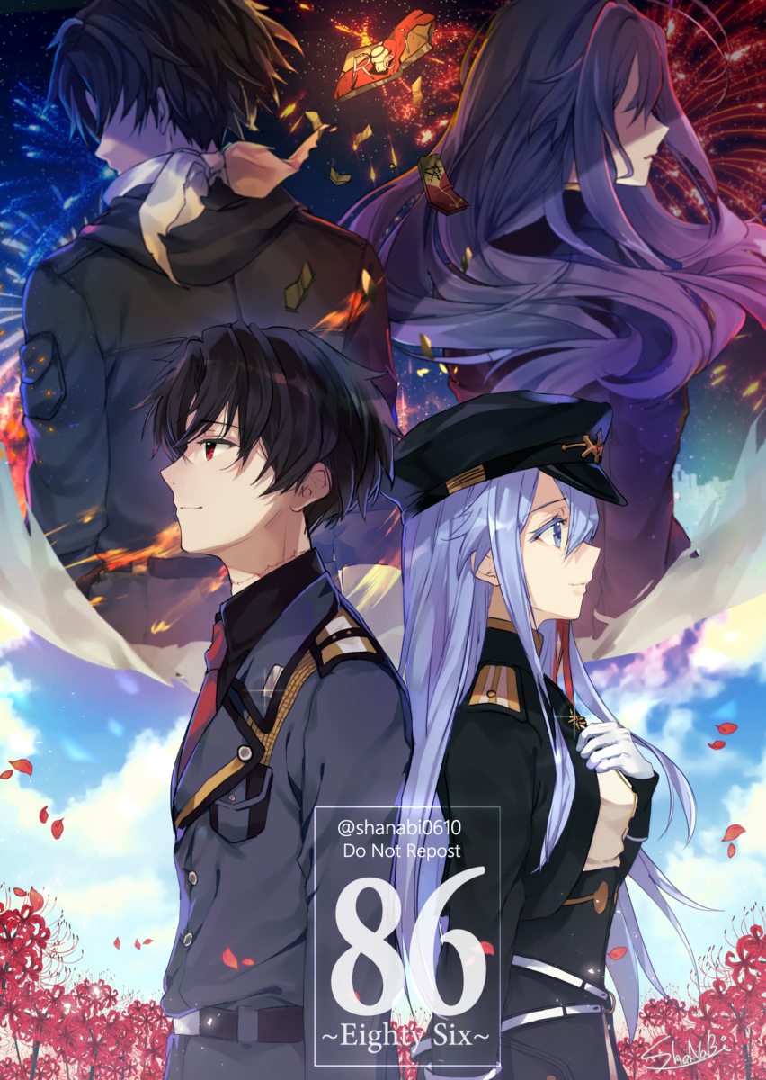 This is a pixiv picture whose title is 過去と現在.