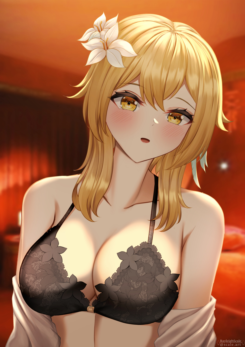 This is a pixiv picture whose title is Lumine Lingerie.