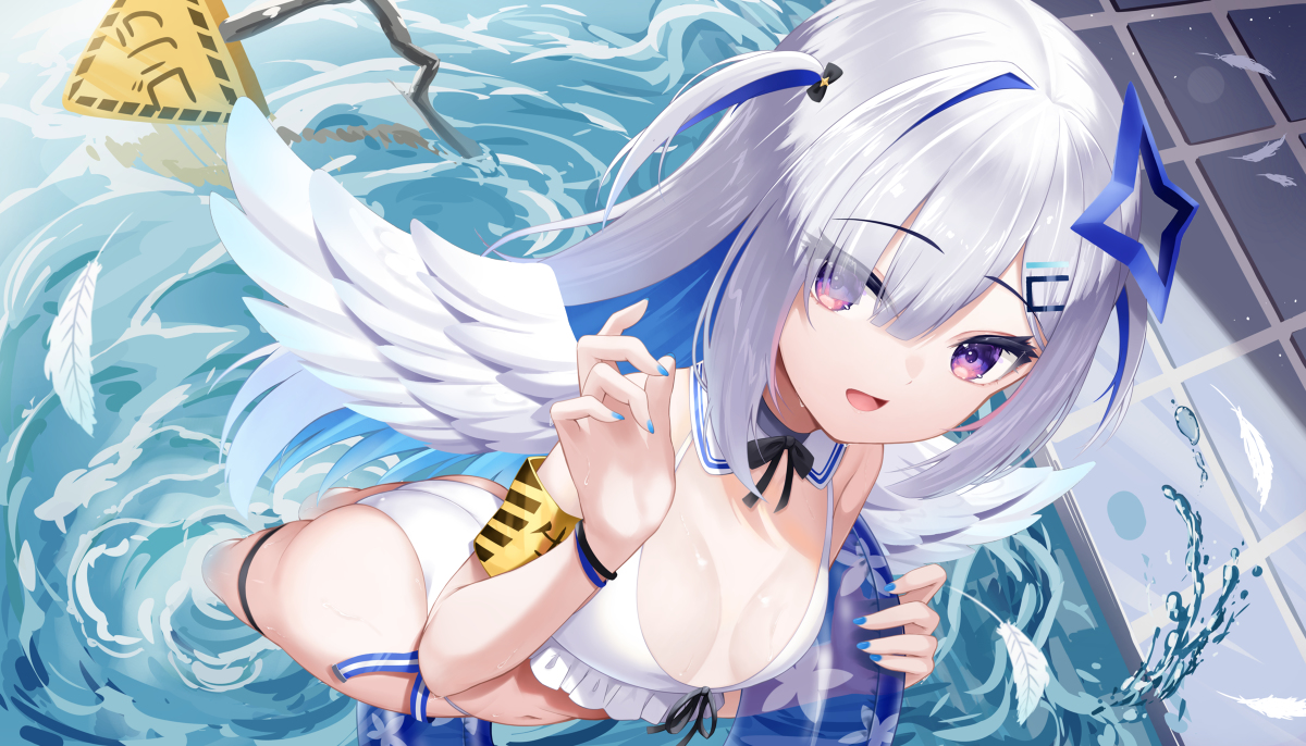 This is a pixiv picture whose title is 天音かなた.