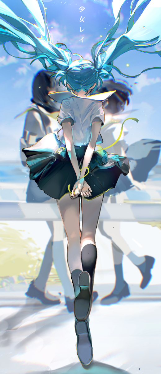 This is a pixiv picture whose title is 少女レイ.