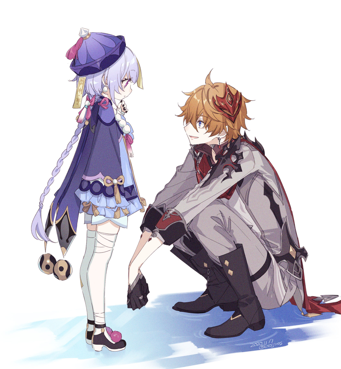 This is a pixiv picture whose title is 原神ログ.