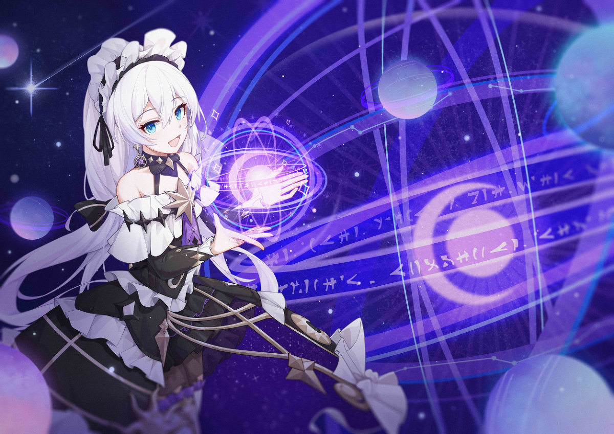 This is a pixiv picture whose title is 星穹圣诗.