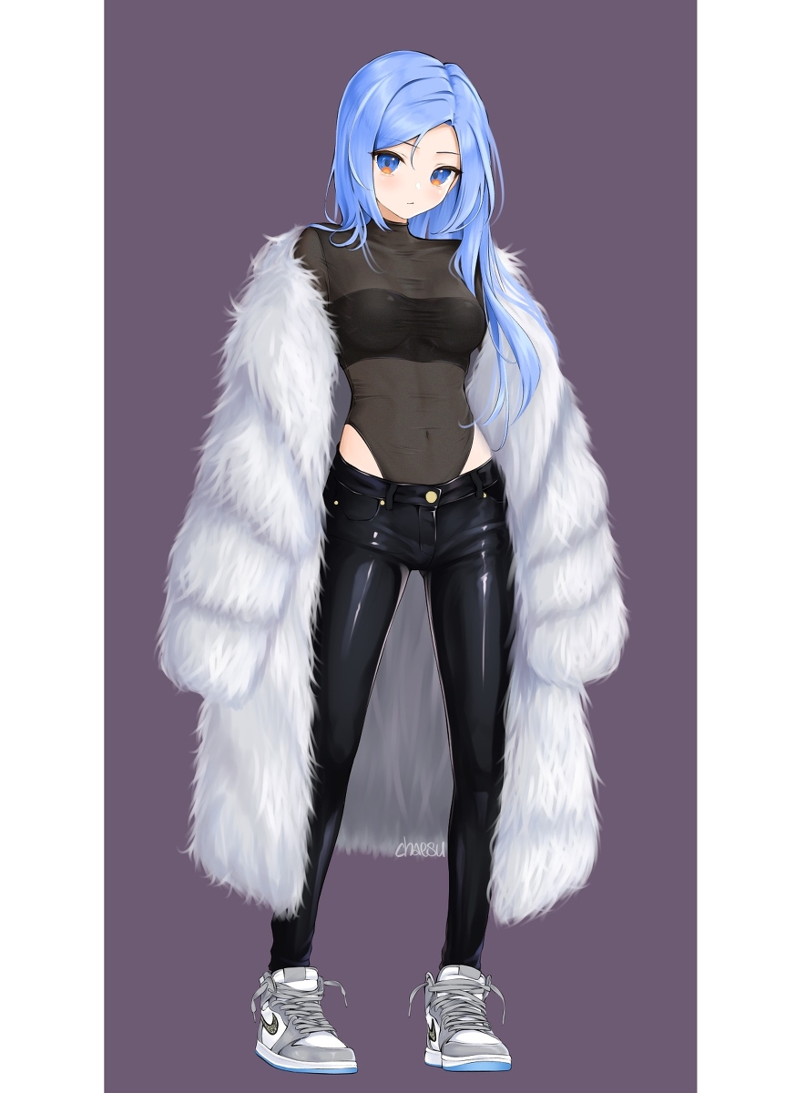 This is a pixiv picture whose title is Fur coat.