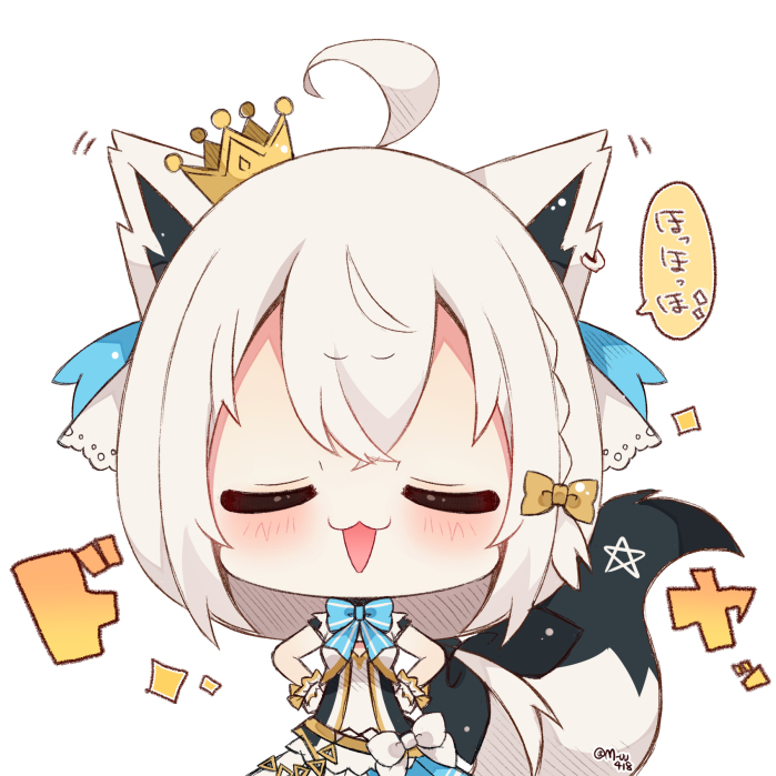 This is a pixiv picture whose title is どや顔アイドルきーつね！.