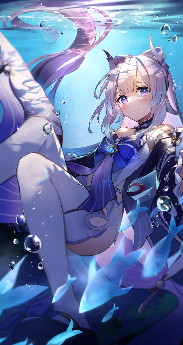 This is a pixiv picture whose title is 心海ちゃん.