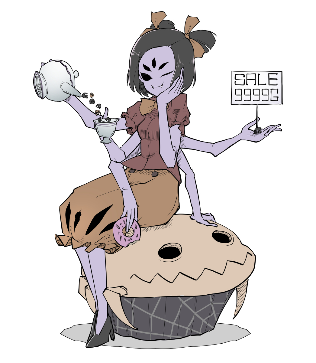 This is a pixiv picture whose title is Muffet.