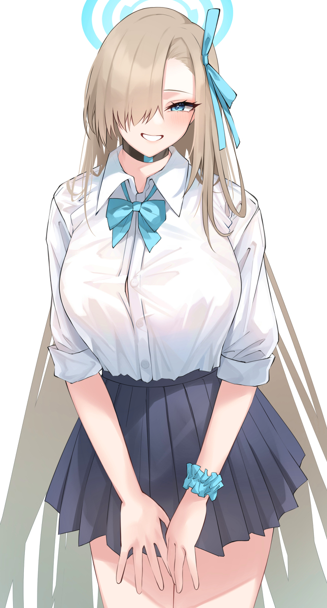 This is a pixiv picture whose title is 制服アスナ.