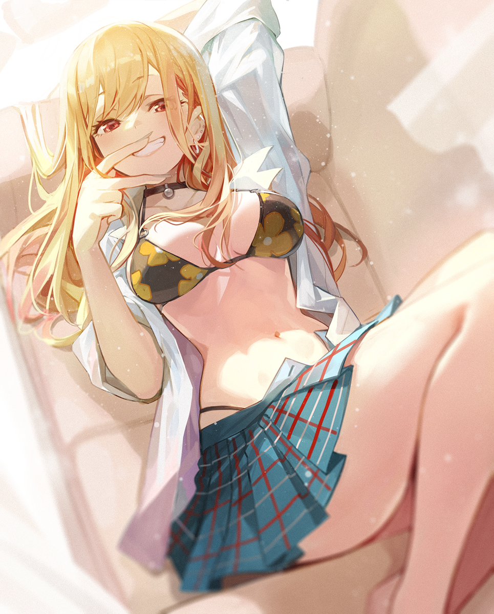 This is a pixiv picture whose title is 喜多川海夢.