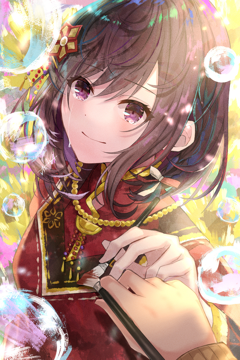 This is a pixiv picture whose title is 東雲絵名.