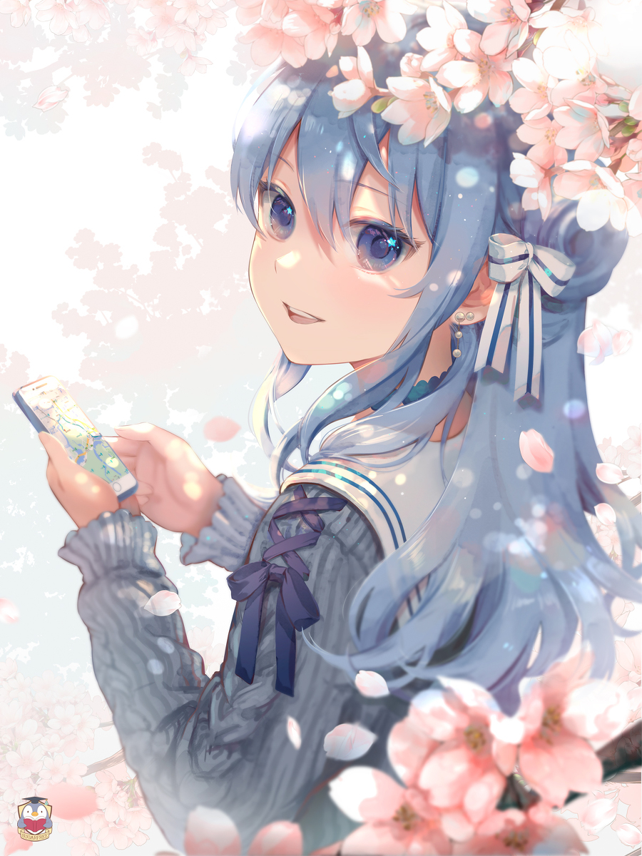 This is a pixiv picture whose title is 桜.