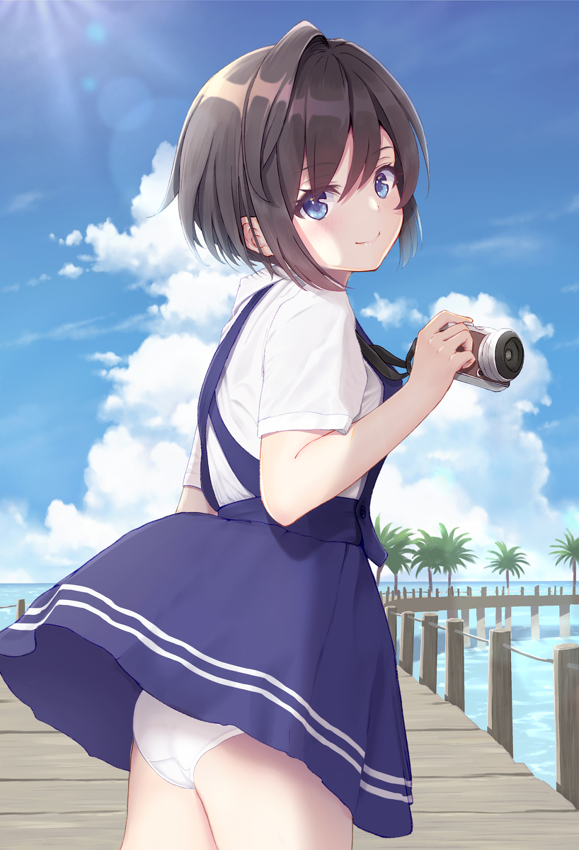 This is a pixiv picture whose title is シャッターチャンス.