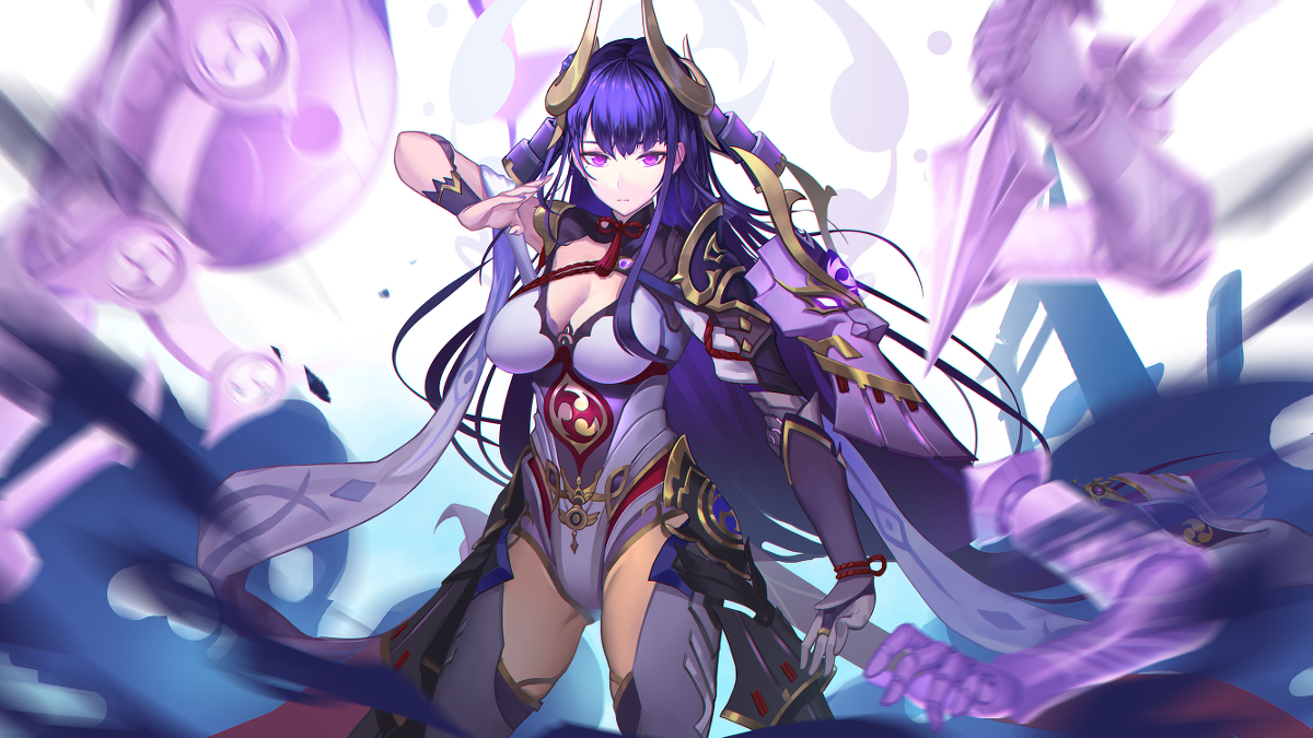 This is a pixiv picture whose title is Genshin.