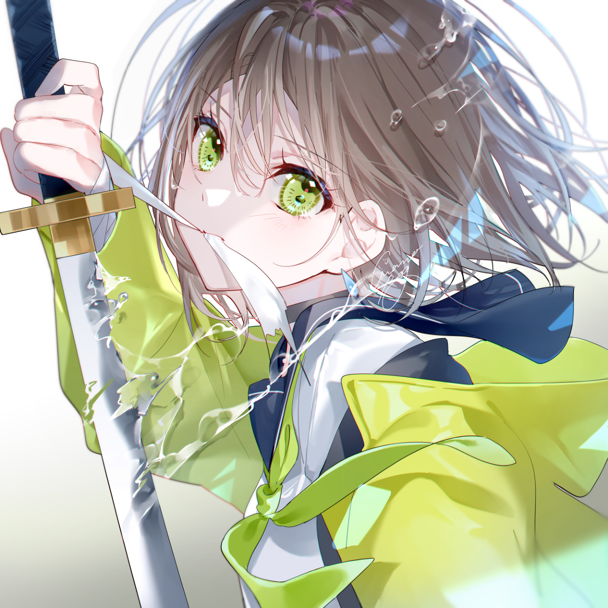 This is a pixiv picture whose title is 運命の少女.