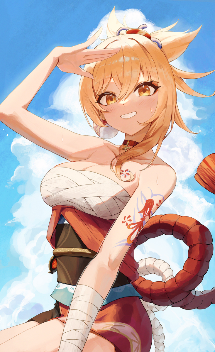 This is a pixiv picture whose title is Yoi.