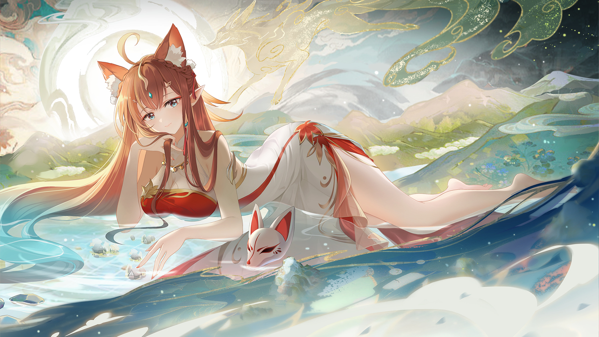 This is a pixiv picture whose title is 山海志·至臻女娲.