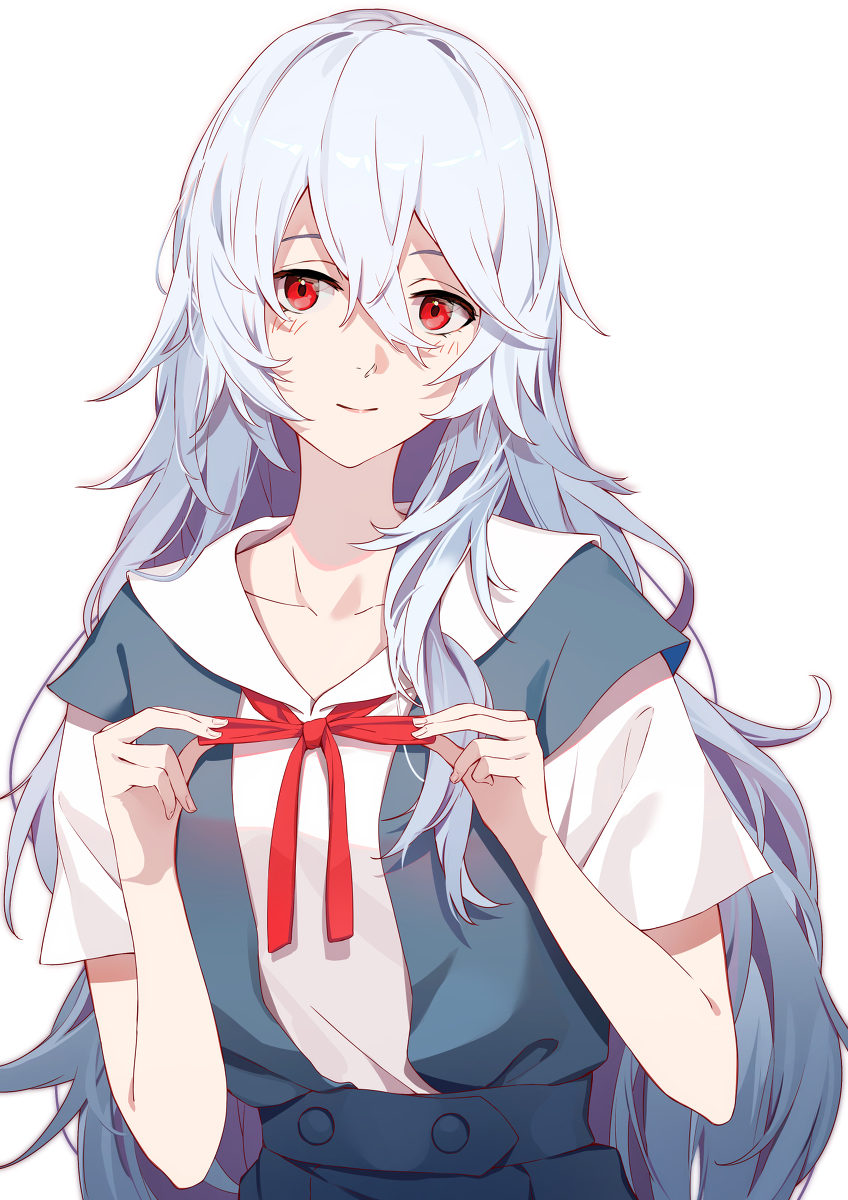This is a pixiv picture whose title is 綾波.