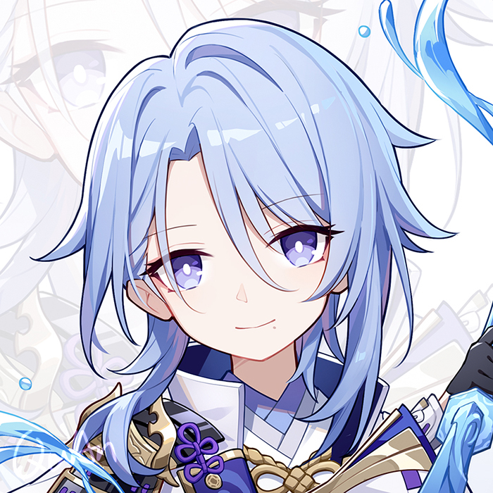 This is a pixiv picture whose title is 神里绫人.