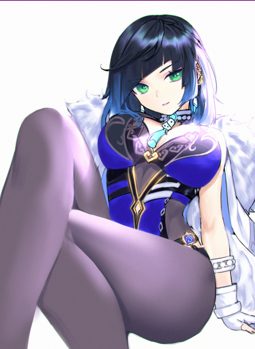 This is a pixiv picture whose title is 夜蘭.