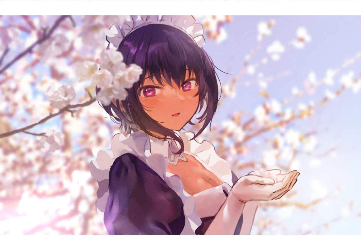 This is a pixiv picture whose title is 春ですね.