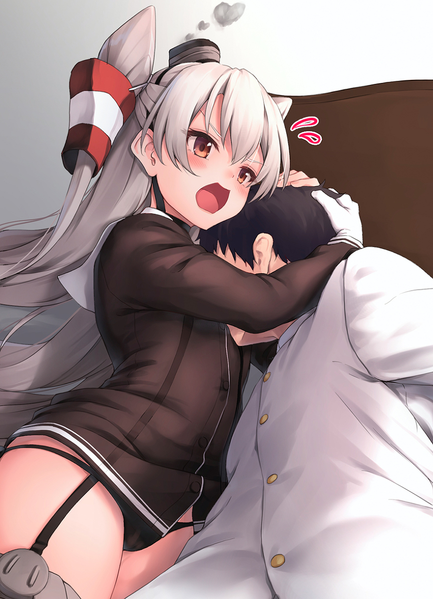 This is a pixiv picture whose title is ”あなた”をとられたくない天津風.