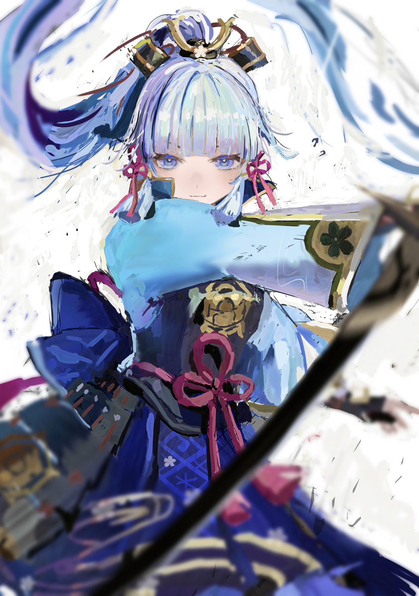 This is a pixiv picture whose title is 神里彩華.