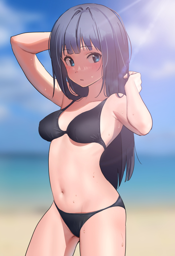 This is a pixiv picture whose title is 水着.