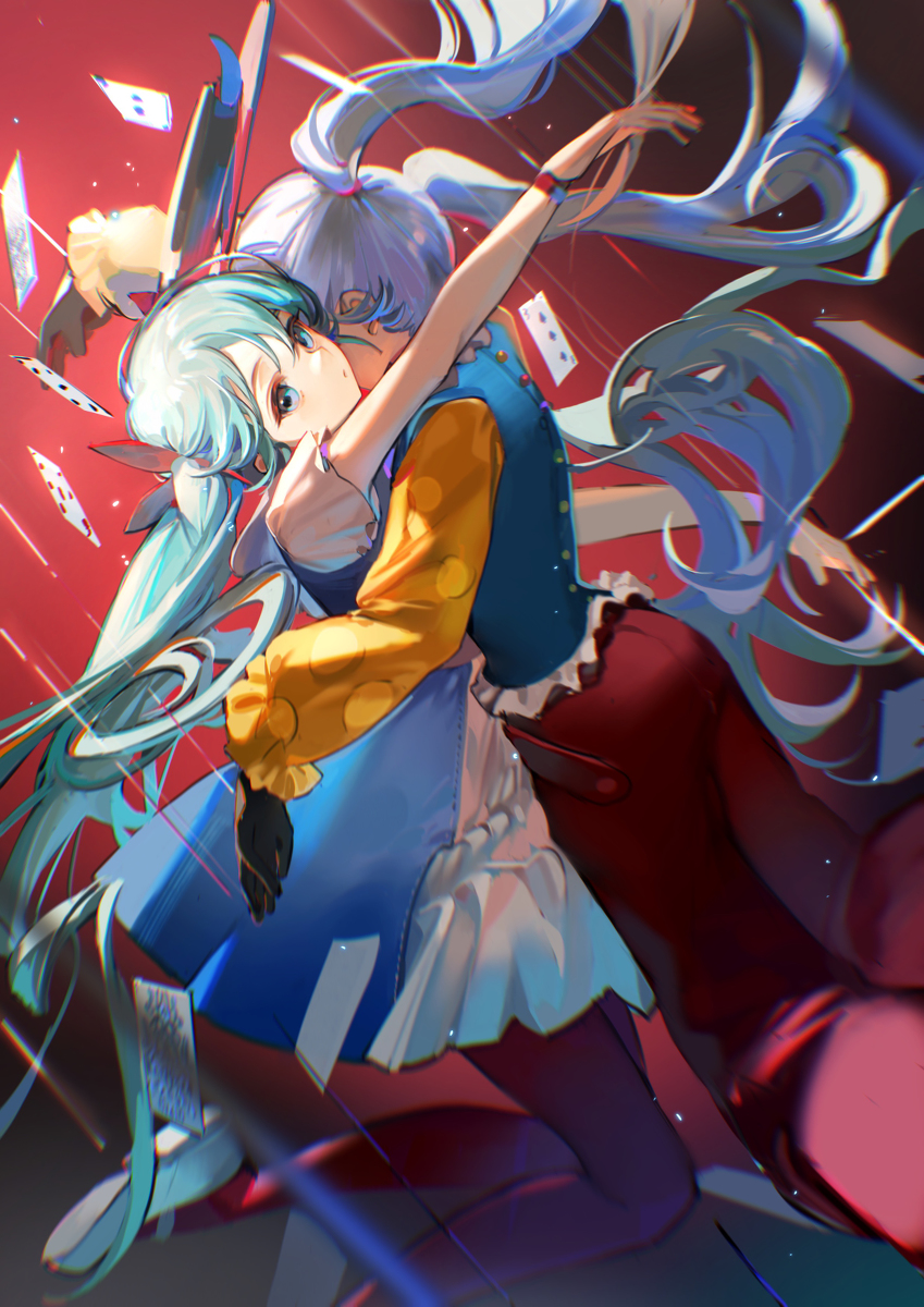 This is a pixiv picture whose title is からくりピエロ.