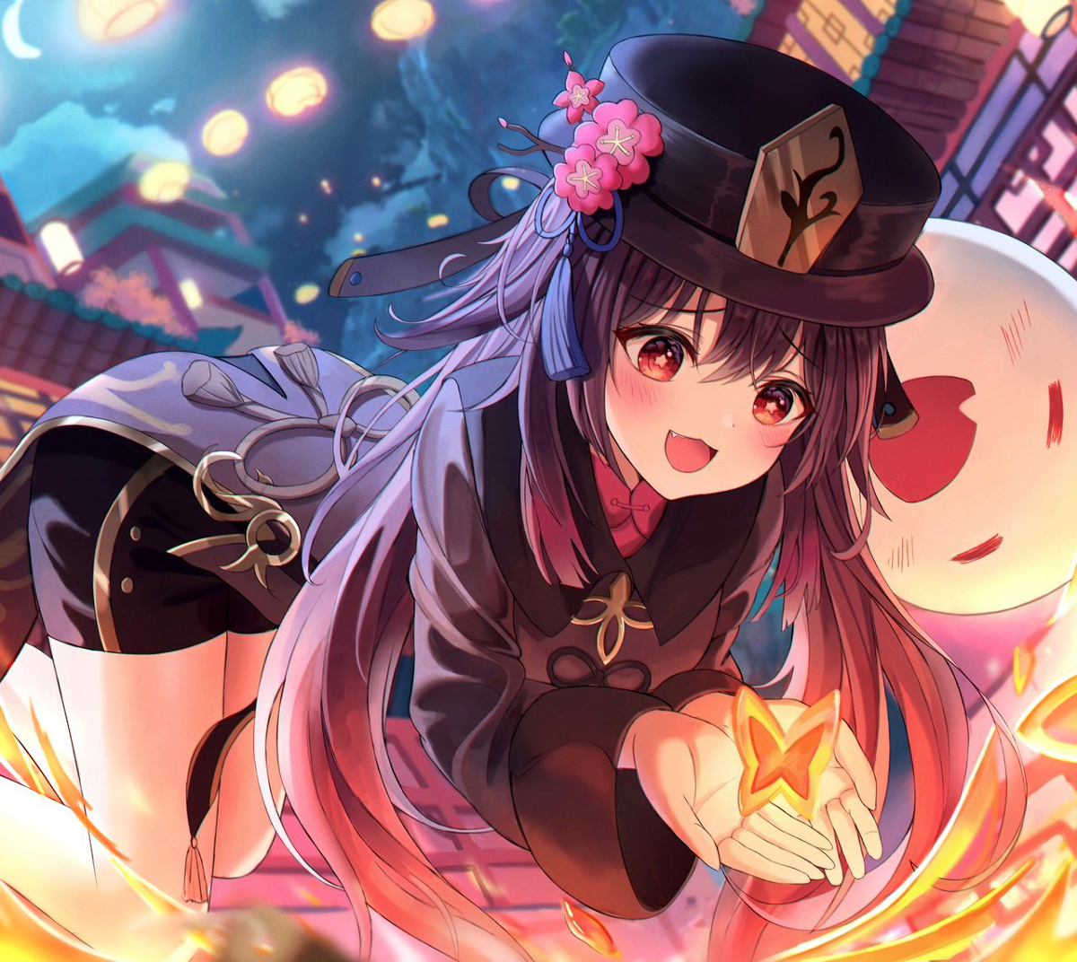 This is a pixiv picture whose title is 胡桃.