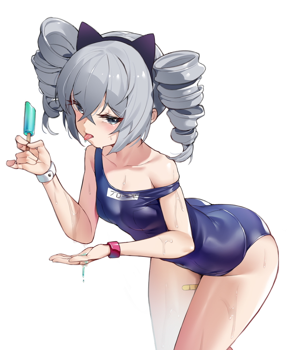 This is a pixiv picture whose title is 摸了.