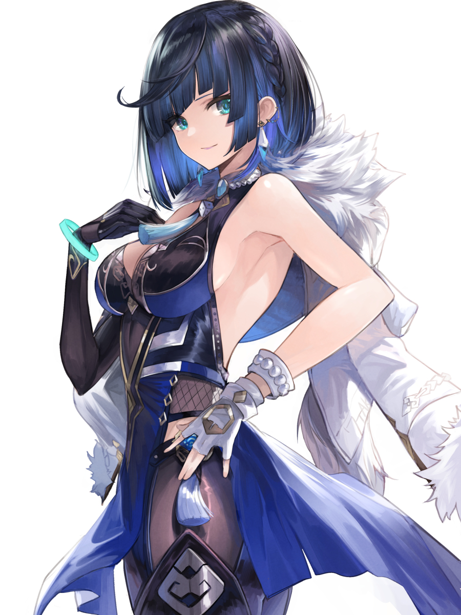 This is a pixiv picture whose title is 夜蘭.