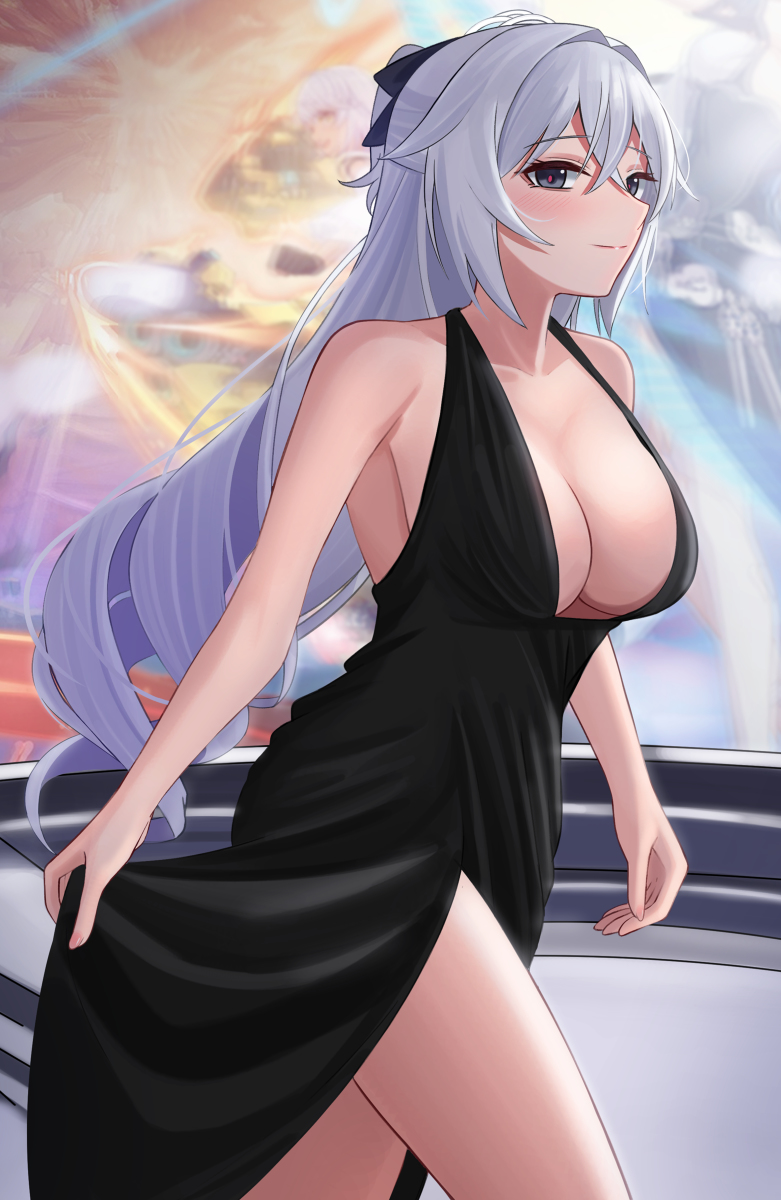 This is a pixiv picture whose title is bronya dress.