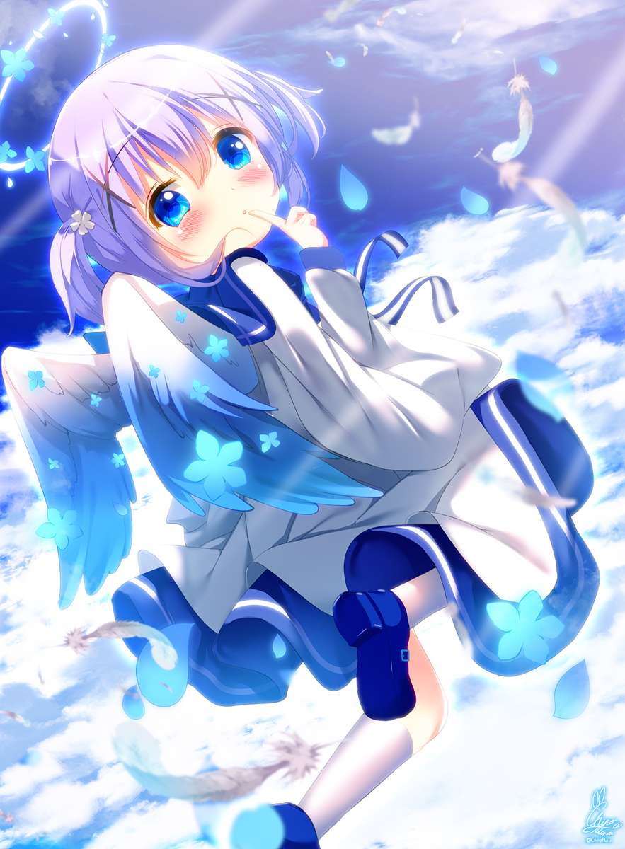 This is a pixiv picture whose title is ごちハピチノちゃん.