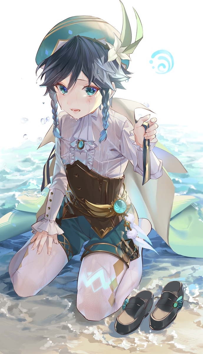 This is a pixiv picture whose title is 湿潤.