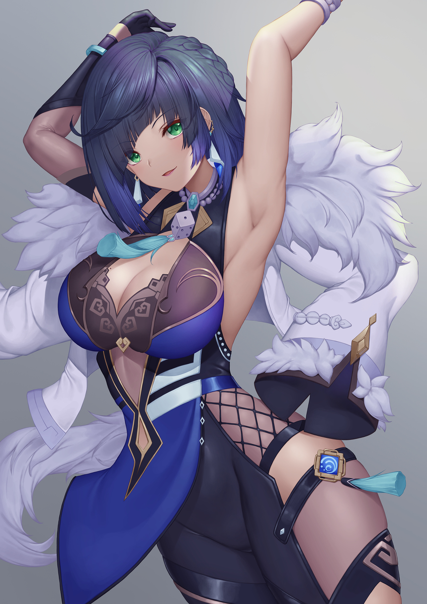 This is a pixiv picture whose title is 夜蘭.