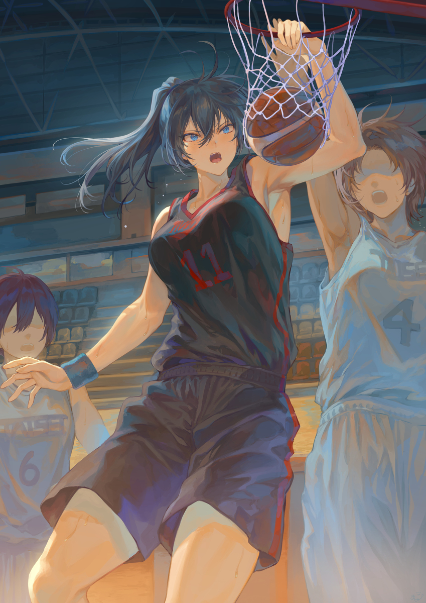 This is a pixiv picture whose title is ダンクシュート乙葵ちゃん.