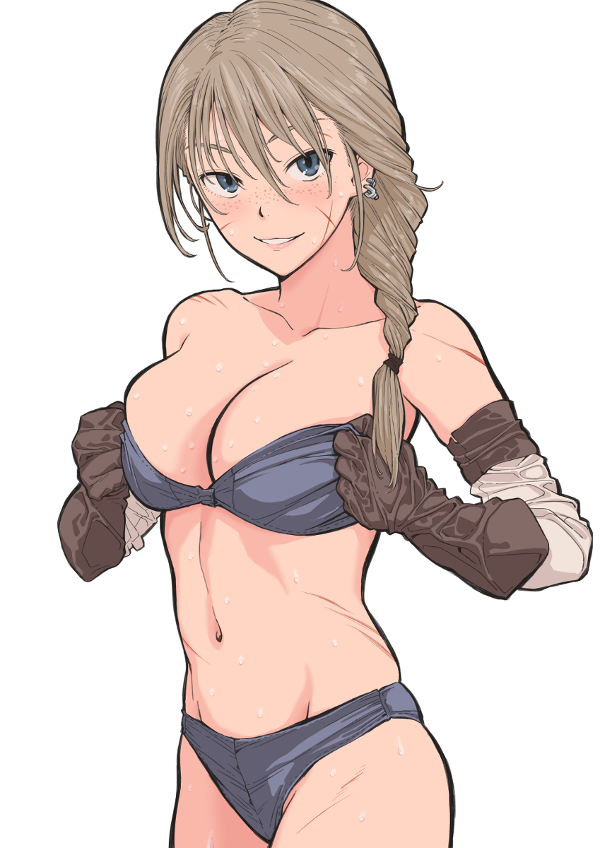 This is a pixiv picture whose title is 女冒険者の誘惑.