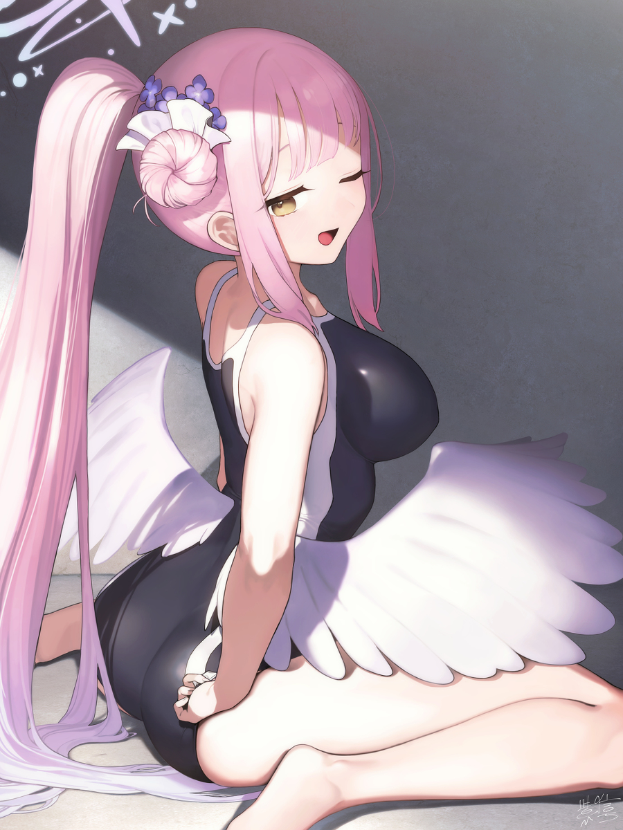 This is a pixiv picture whose title is 聖園ミカ.