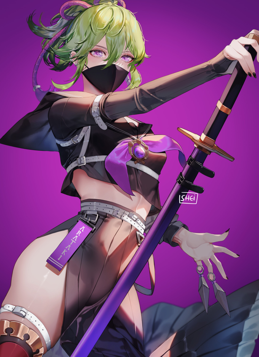 This is a pixiv picture whose title is スケバン.