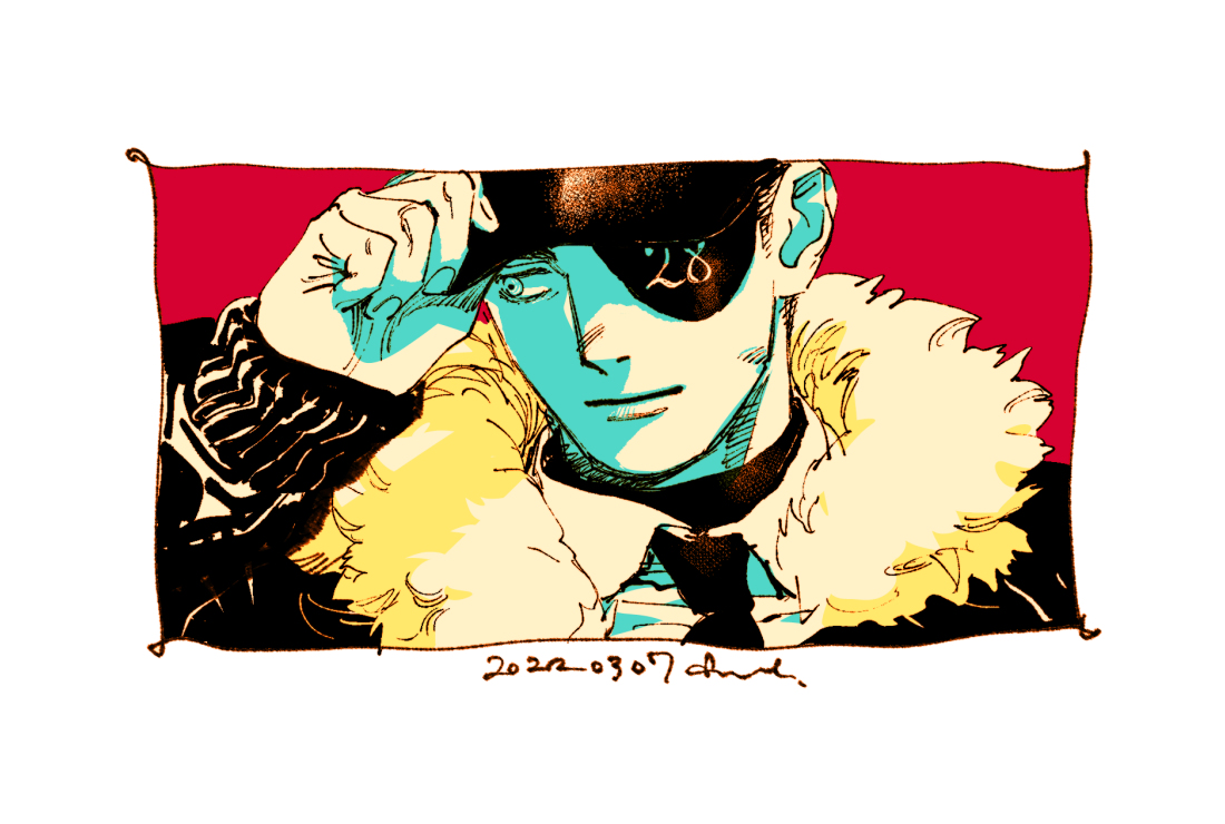 This is a pixiv picture whose title is 2月の男たち.