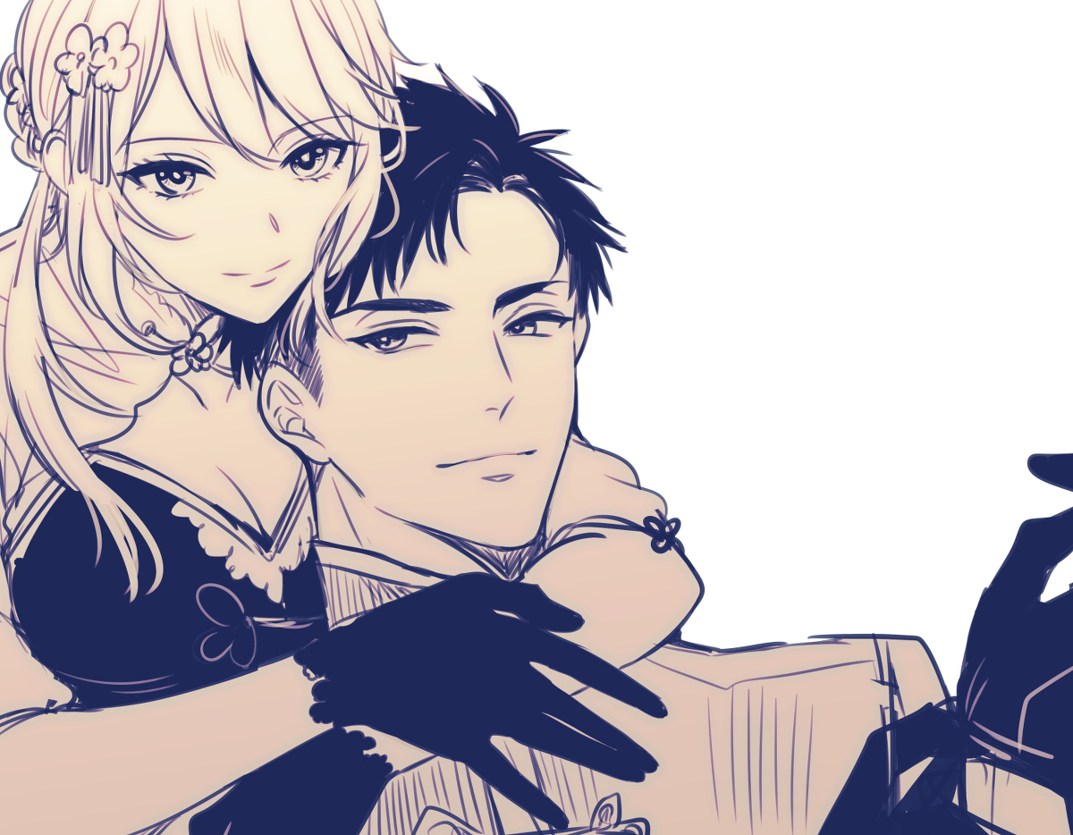 This is a pixiv picture whose title is 【商業情報】指先から本気の熱情最新話配信開始.