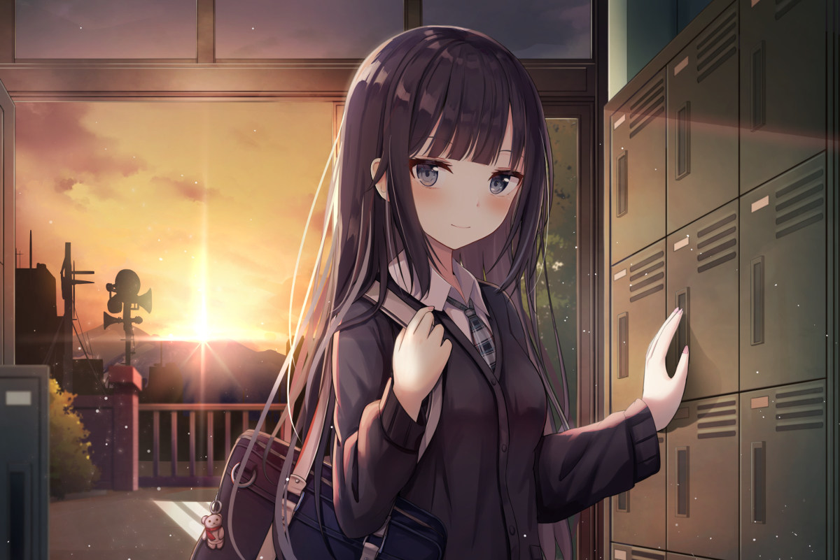 This is a pixiv picture whose title is 「一緒に帰りましょう」.