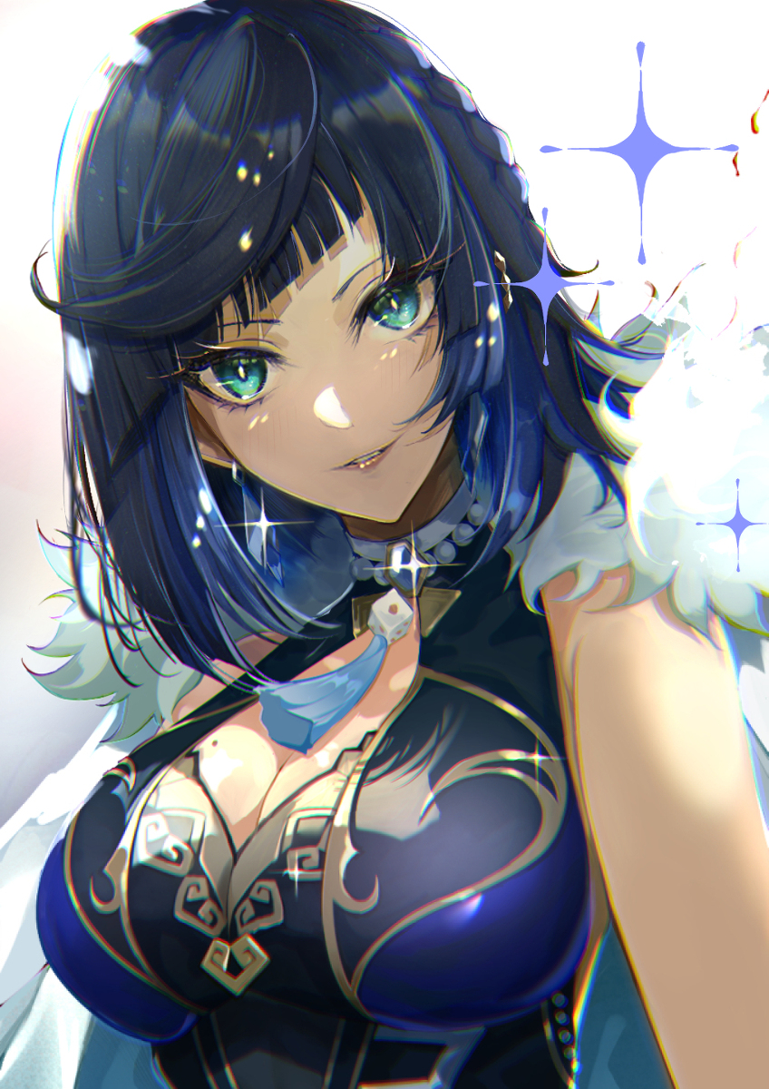This is a pixiv picture whose title is 夜蘭さん.