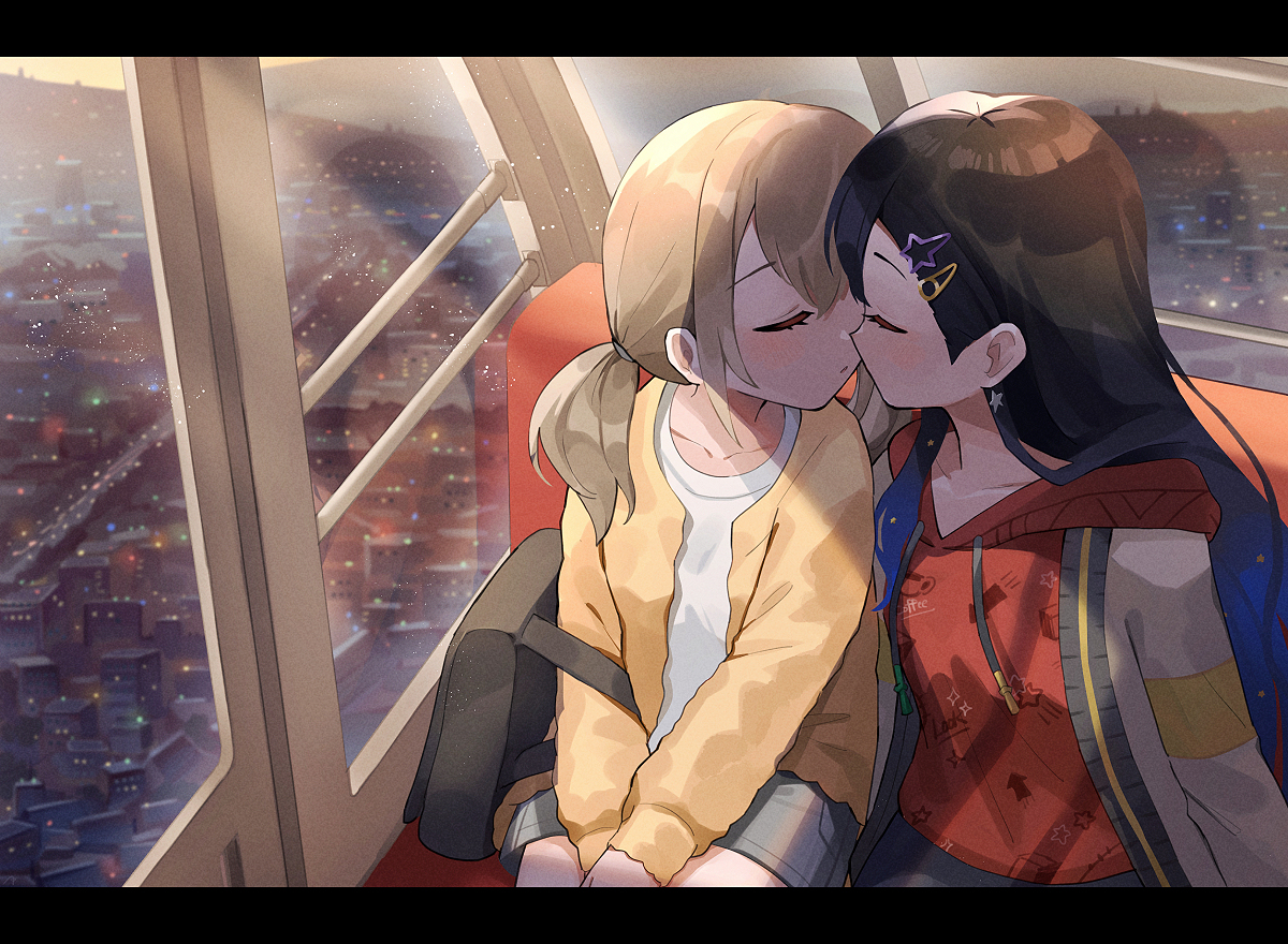 This is a pixiv picture whose title is 観覧車.