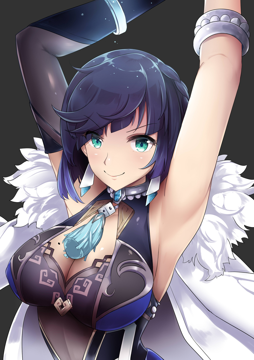 This is a pixiv picture whose title is Yelan.