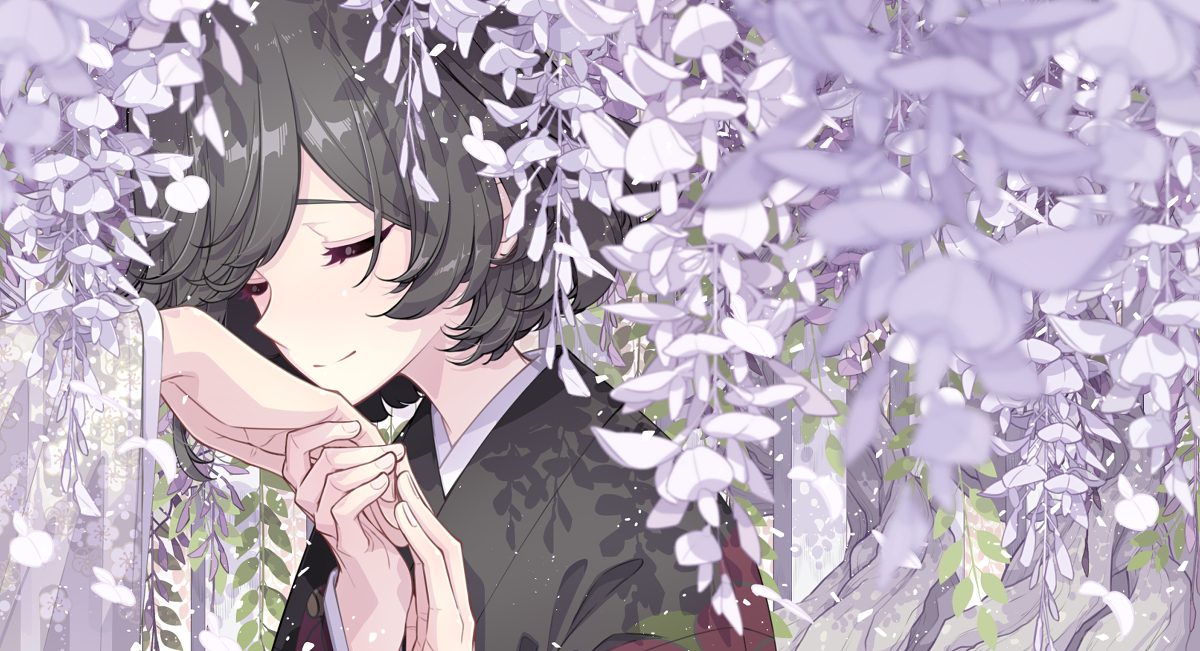 This is a pixiv picture whose title is 彼女が好きな彼女の手.