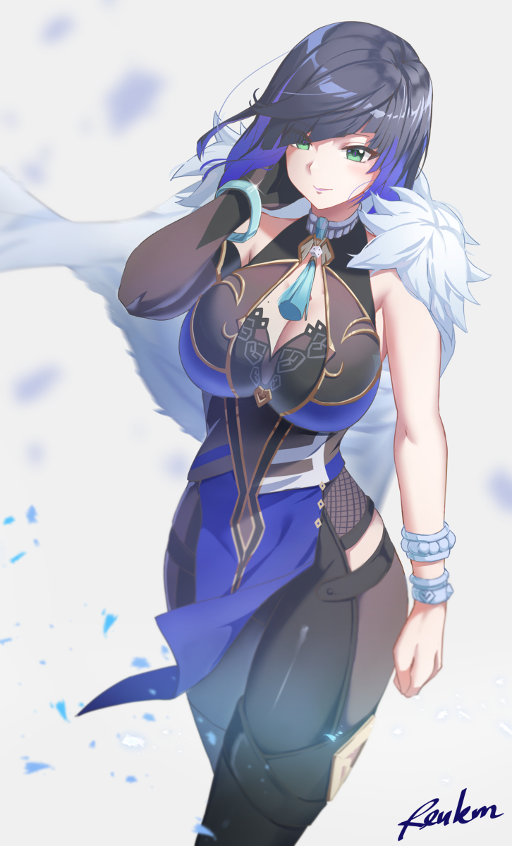 This is a pixiv picture whose title is Yelan.