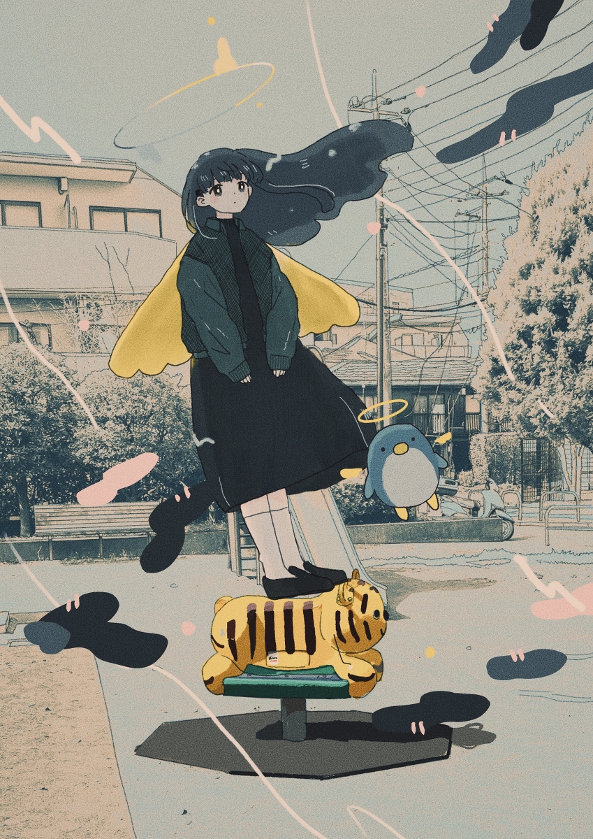 This is a pixiv picture whose title is 予感.