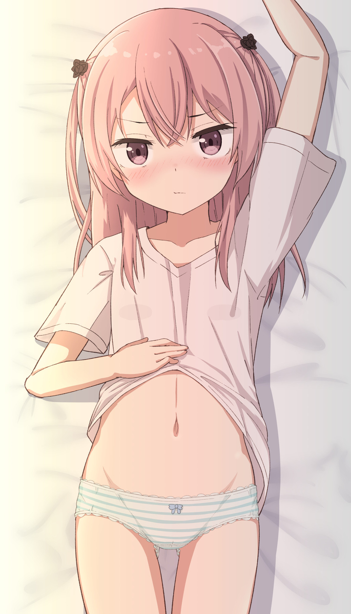 This is a pixiv picture whose title is ジュジュ様がおパンツを見せてくれました.