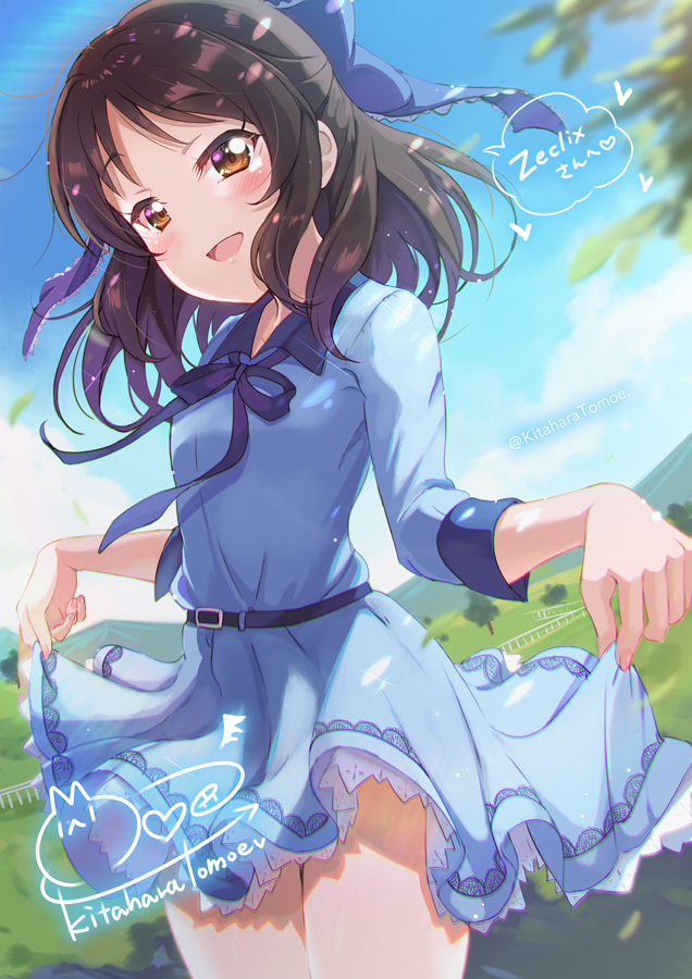 This is a pixiv picture whose title is [skeb] 💙橘ありすちゃん.